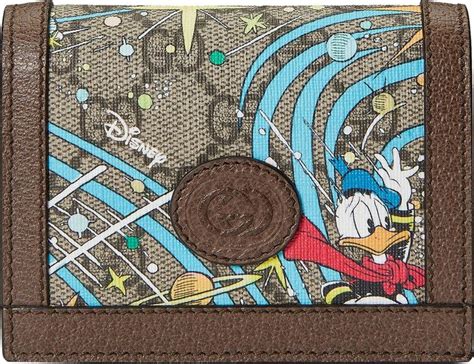 Gucci x Disney Donald Duck Card Case Wallet 'Beige' 